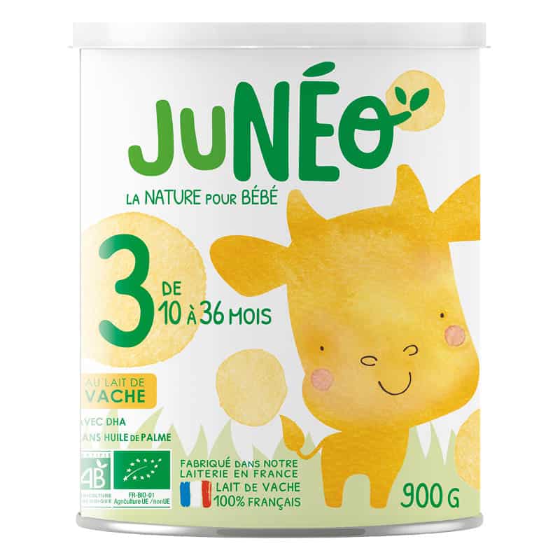 🍼 Lait infantile 3ème âge bio, Dès 10 mois