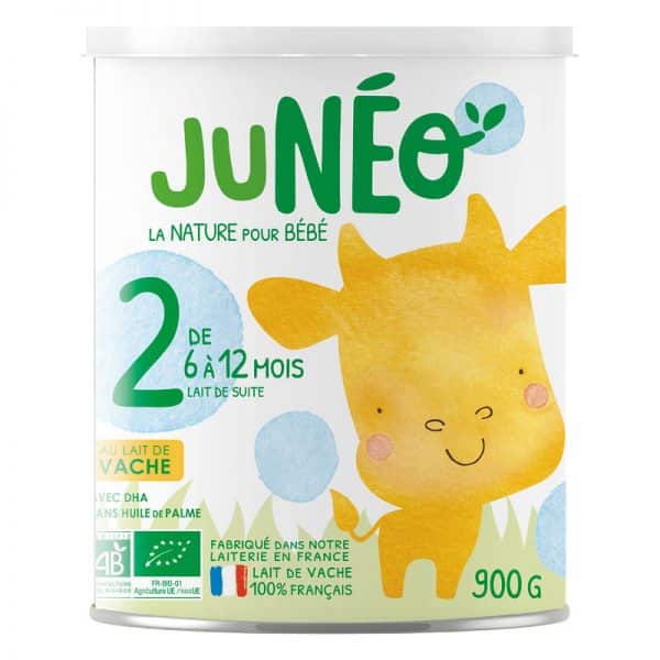 lait de vache juneo 2 ème age