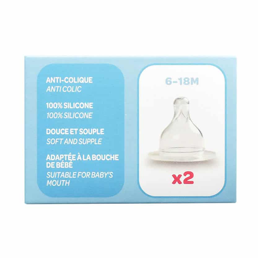 AVENT Tétine Silicone Débit Variable X 2